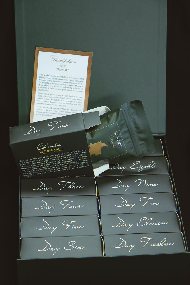 12 Specialty Coffees of Christmas Gift Box