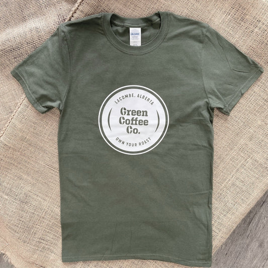 Green Coffee Co. T- Shirt - Badge Logo