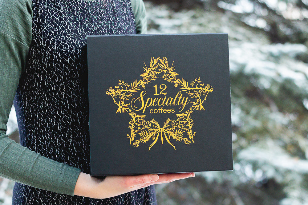 12 Specialty Coffees of Christmas Gift Box