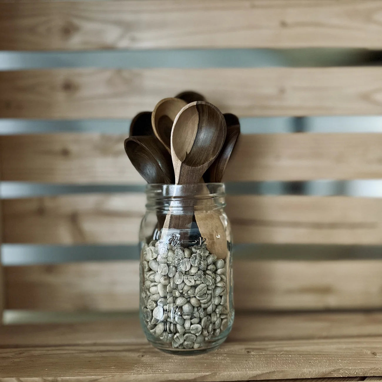 Wooden Coffee Scoop - Hand Made in Colombia