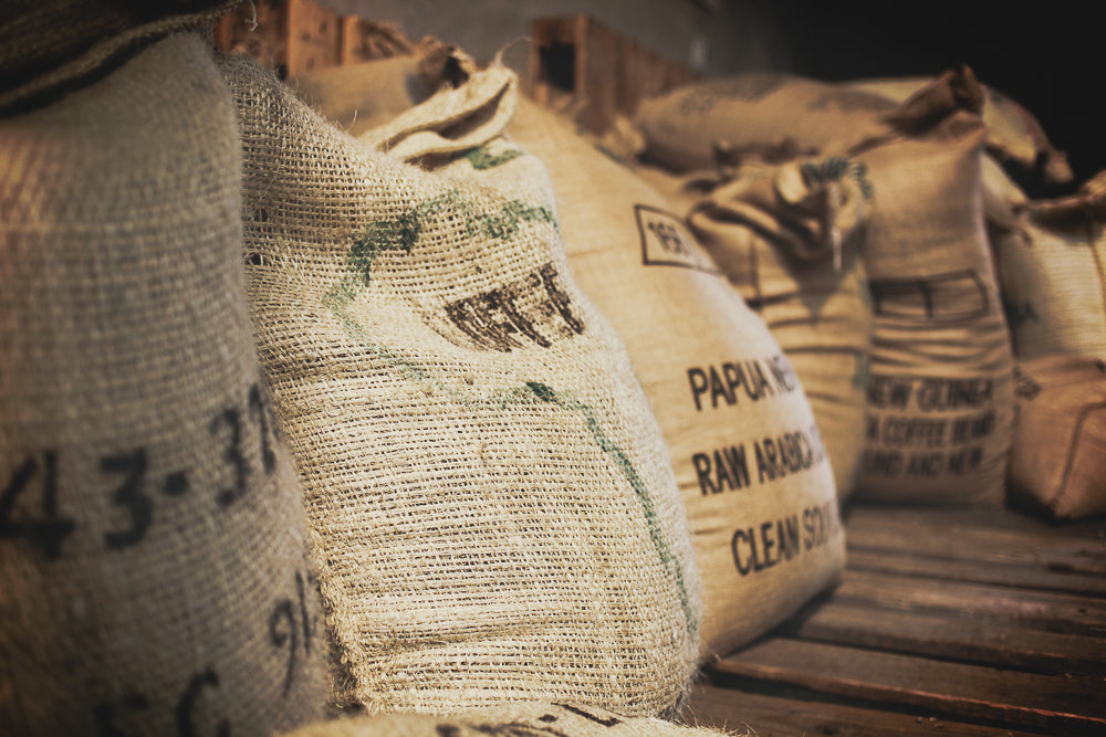 Burlap Coffee Sacks