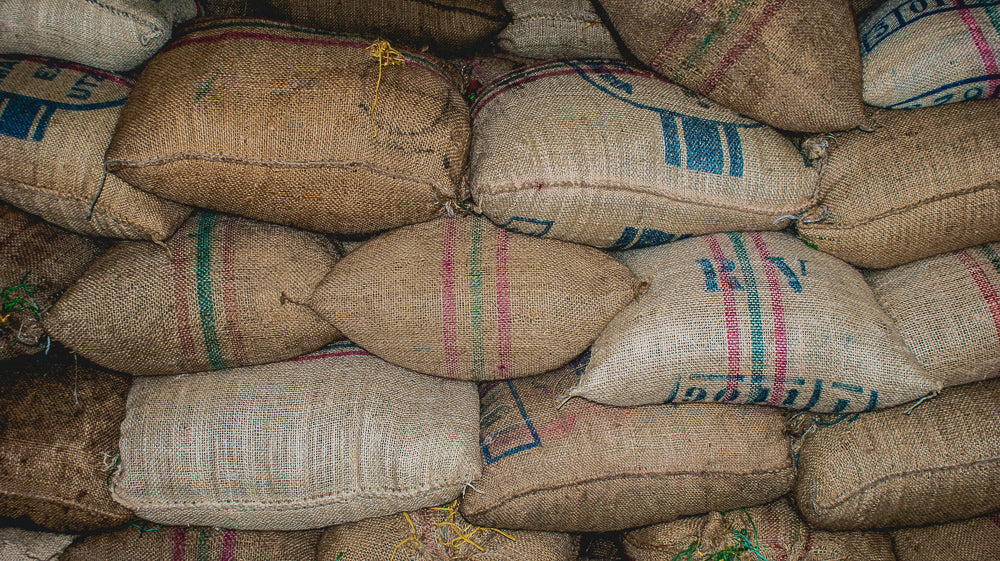 Burlap Coffee Sacks