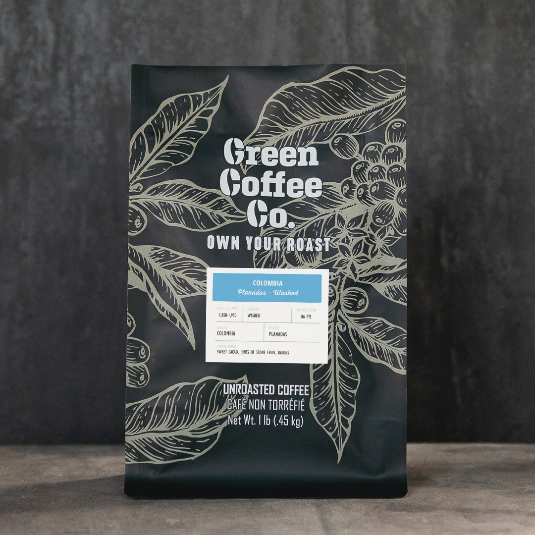 Colombia Planadas FTO Washed Green Coffee Co.