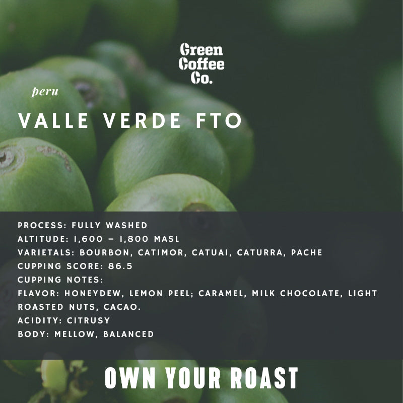 Peru Valle Verde FairTrade Organic